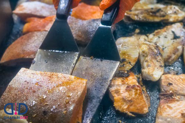 طرز تهیه ماهی کبابی رژیمی با ماهی شیر