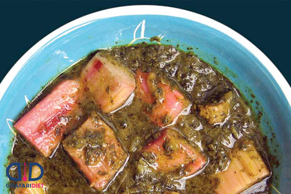 طرز تهیه خورشت ریواس