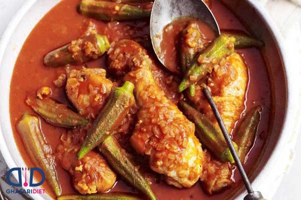 طرز تهیه خورشت بامیه با مرغ
