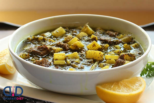 با طرز تهیه خورش ریواس آشنا شوید و آن را بپزید!