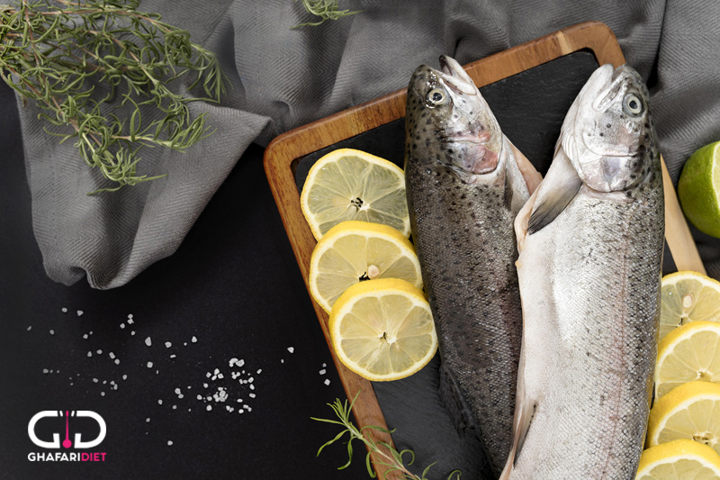 خواص طلایی ماهی قزل آلا برای سلامتی
