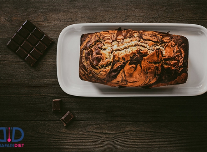 به راحتی کیک رژیمی خوشمزه درست کن!