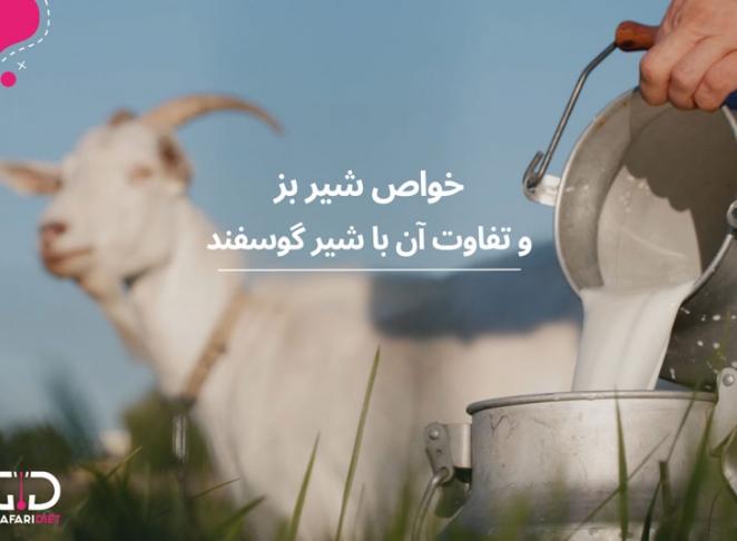 خواص شیر بز و تقاوت های آن با شیر گوسفند چیست؟