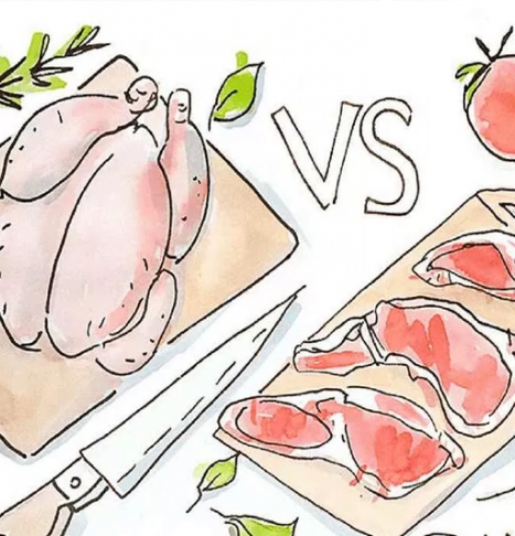 گوشت سفید بهتر است یا گوشت قرمز؟