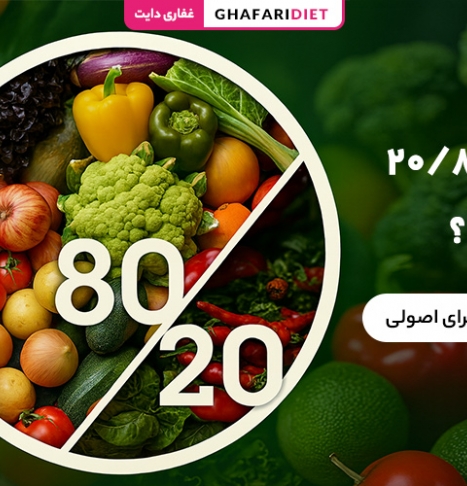 رژیم 80/20 چیست؟ (راهنمای اجرای اصولی + نکات مهم) رژیم 80/20 چیست؟ (راهنمای اجرای اصولی + نکات مهم)