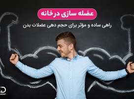 عضله سازی در خانه: راهی ساده و مؤثر برای حجم‌ دهی عضلات بدن