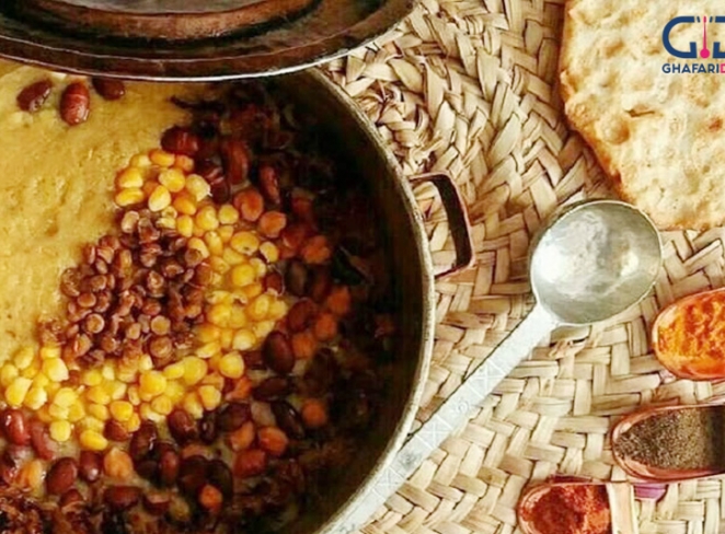 طرز پخت آش دندونی بچه به روش سنتی تبریزی