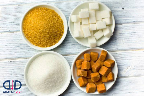 انواع مختلف شکر