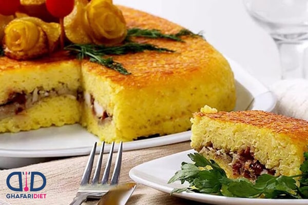 طرز تهیه ته چین رژیمی