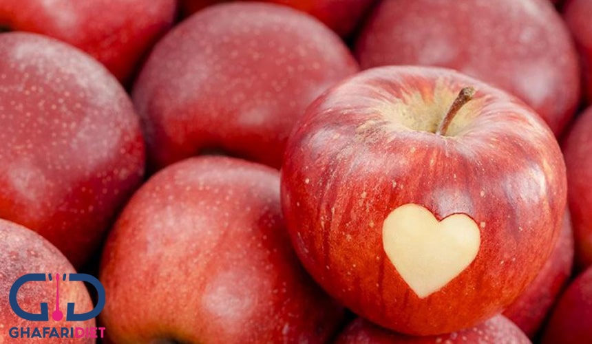 کاهش چربی بدن با سیب