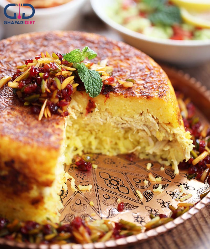 ته چین برای سه نفر