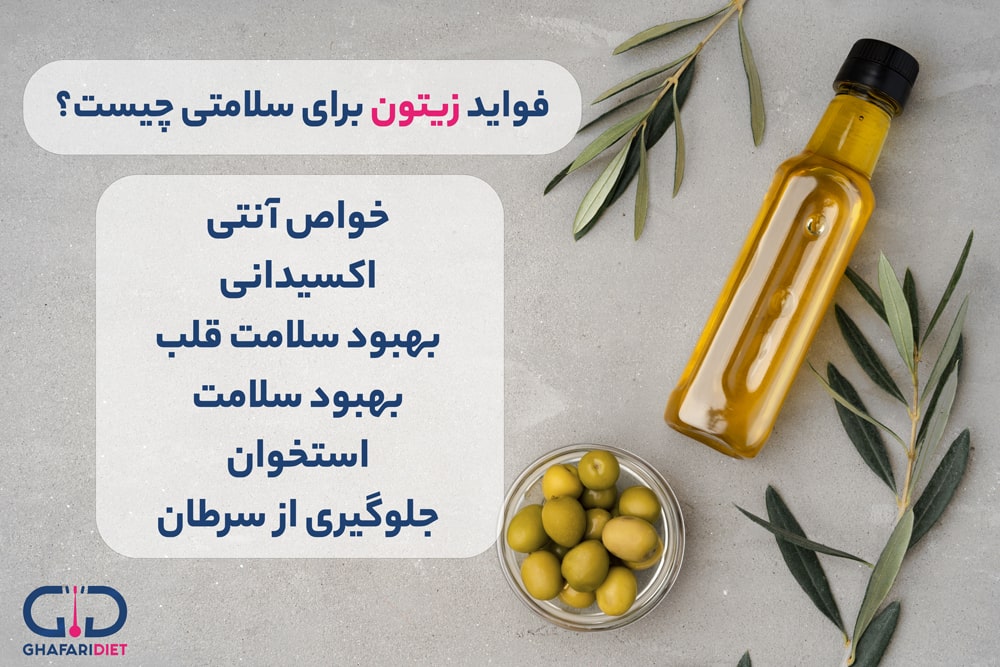 فواید زیتون برای سلامتی