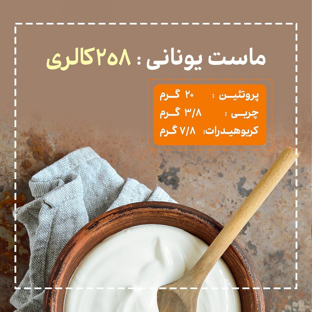 کالری ماست یونانی