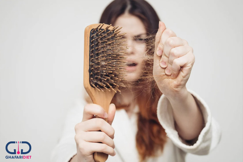 دلایل ریزش موها بعد کاهش وزن